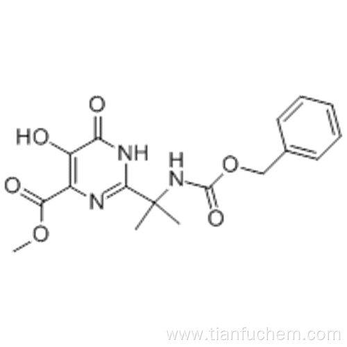 4-PYRIMIDINECARBOXYLIC ACID, 1,6-DIHYDRO-5-HYDROXY-2-[1-METHYL-1-[[(PHENYLMETHOXY)CARBONYL]AMINO]ETHYL]-6-OXO-, METHYL ESTER CAS 519032-08-7